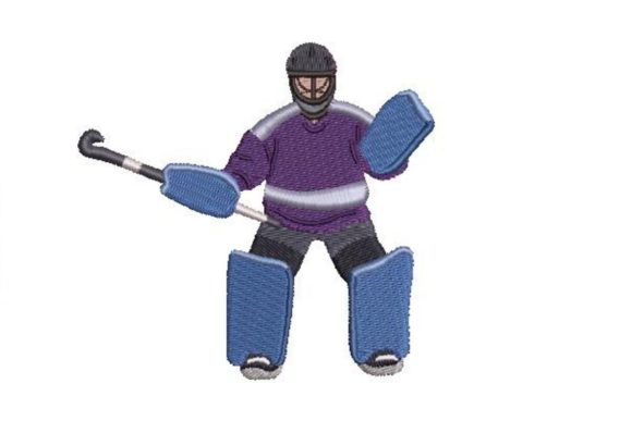 Hockey Goalkeeper Embroidery Design Review