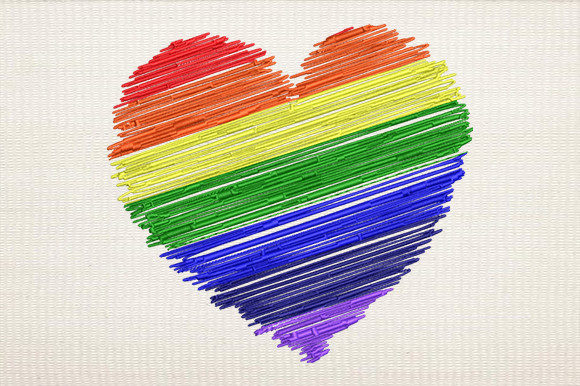 LGBT Rainbow Heart: A Seasonal Embroidery Review