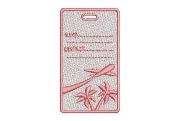 Luggage Tag Embroidery Design Review for Boutique Apparel