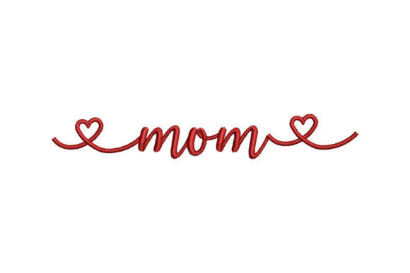 Review: Mom with Hearts Embroidery Design