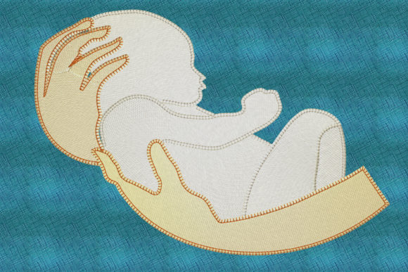 Review: Mother Holding Her Baby Embroidery Design