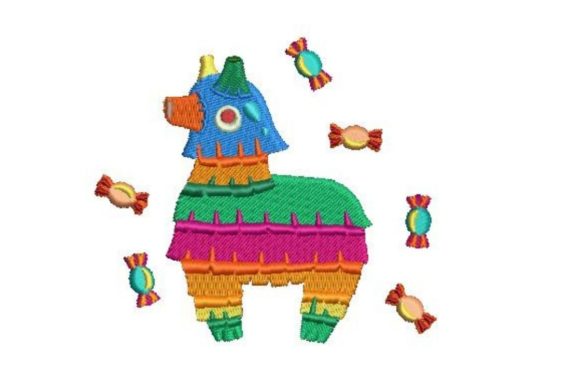 Reviewing the Pinata Llama Embroidery Design