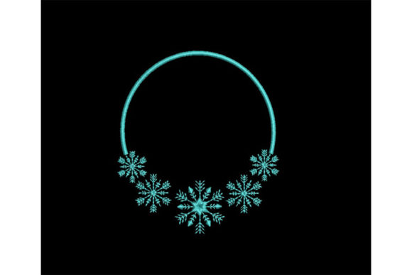 Round Frame with Snowflakes: A Designer Review