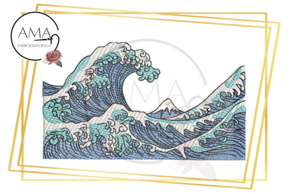 The Great Wave off Kanagawa Colored Review